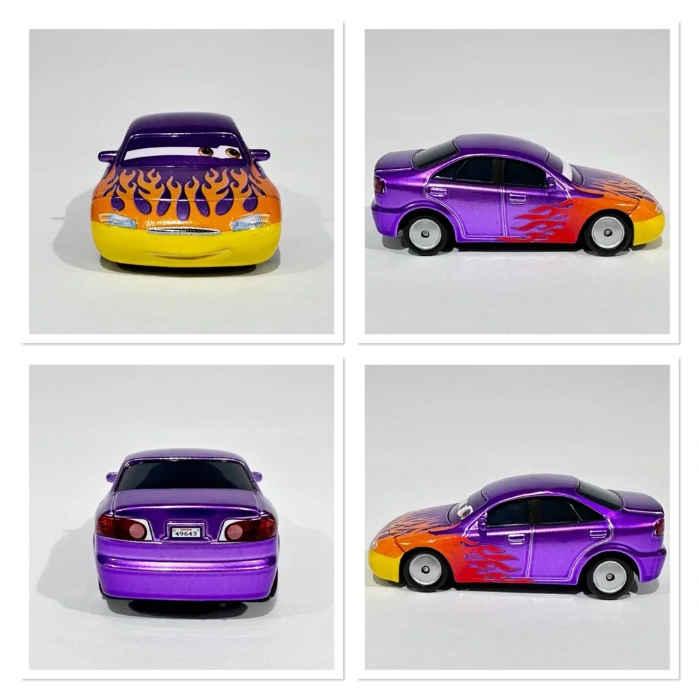 Disney Cars Metallic Marilyn & Nick Stickers Die-cast